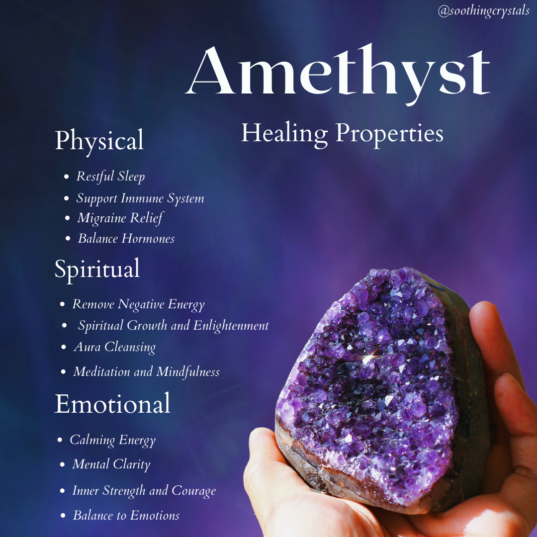 Amethyst Crystal Tower | Healing Obelisk Point | Natural Gemstone Tower
