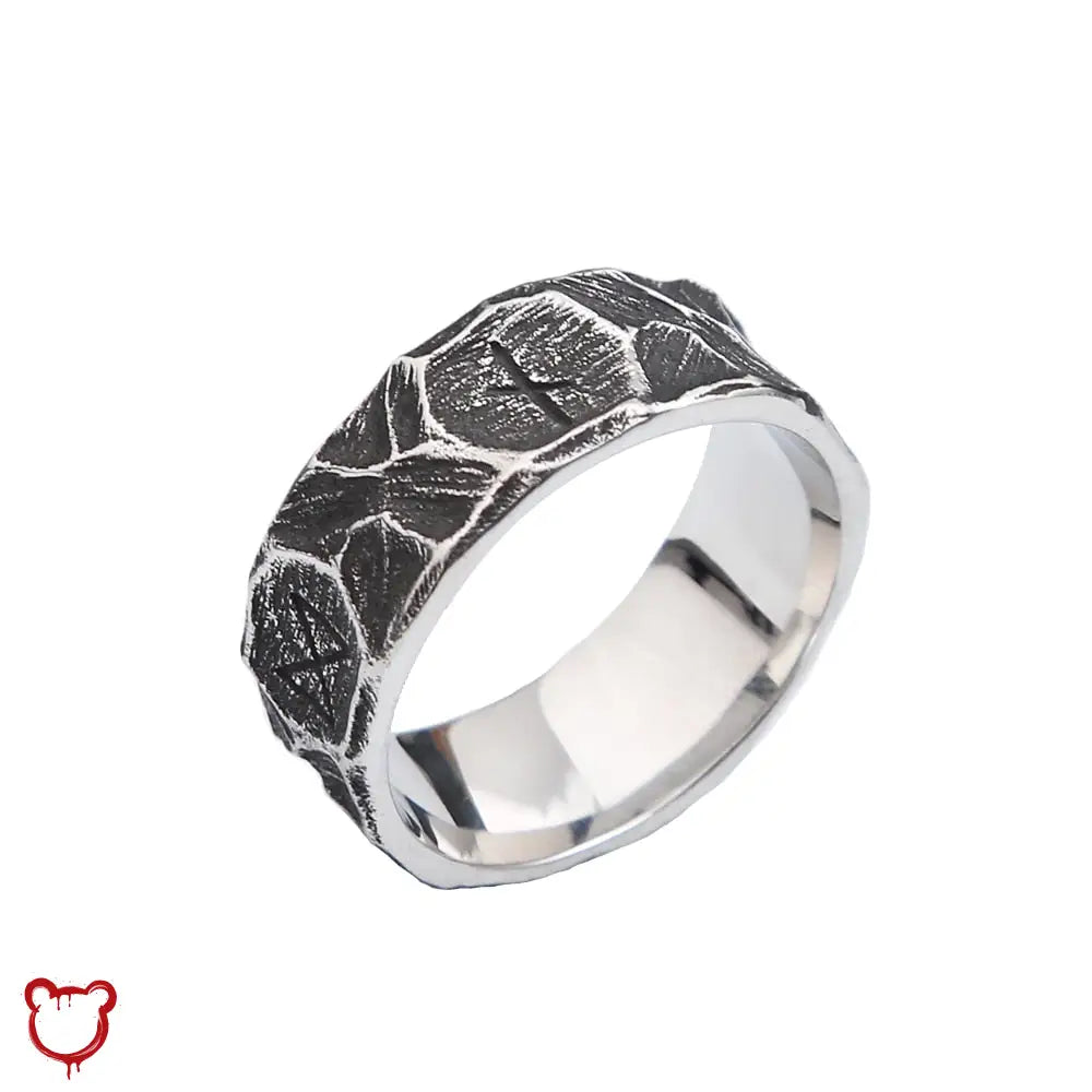 Nordic Viking Retro Steel Ring by The Cursed Closet