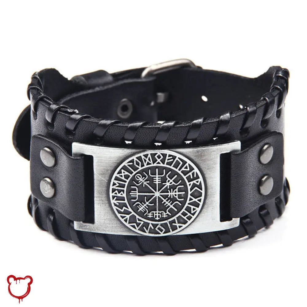 Viking Leather Bracelet by The Cursed Closet