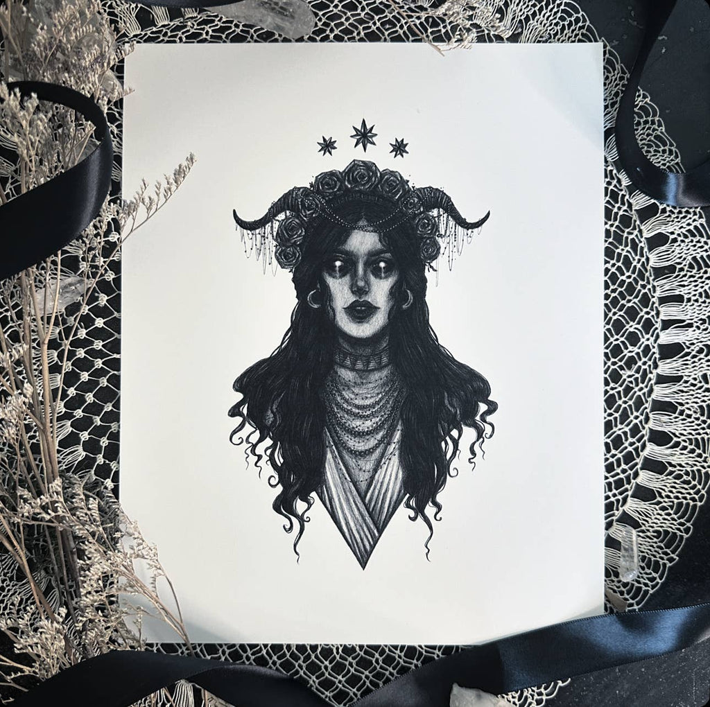 Lilith Fine Art Print - Demon of Jewish Lore
