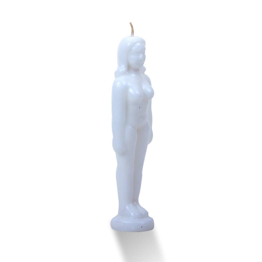White Lady Figure Candle | Vrinda Ritual Candle