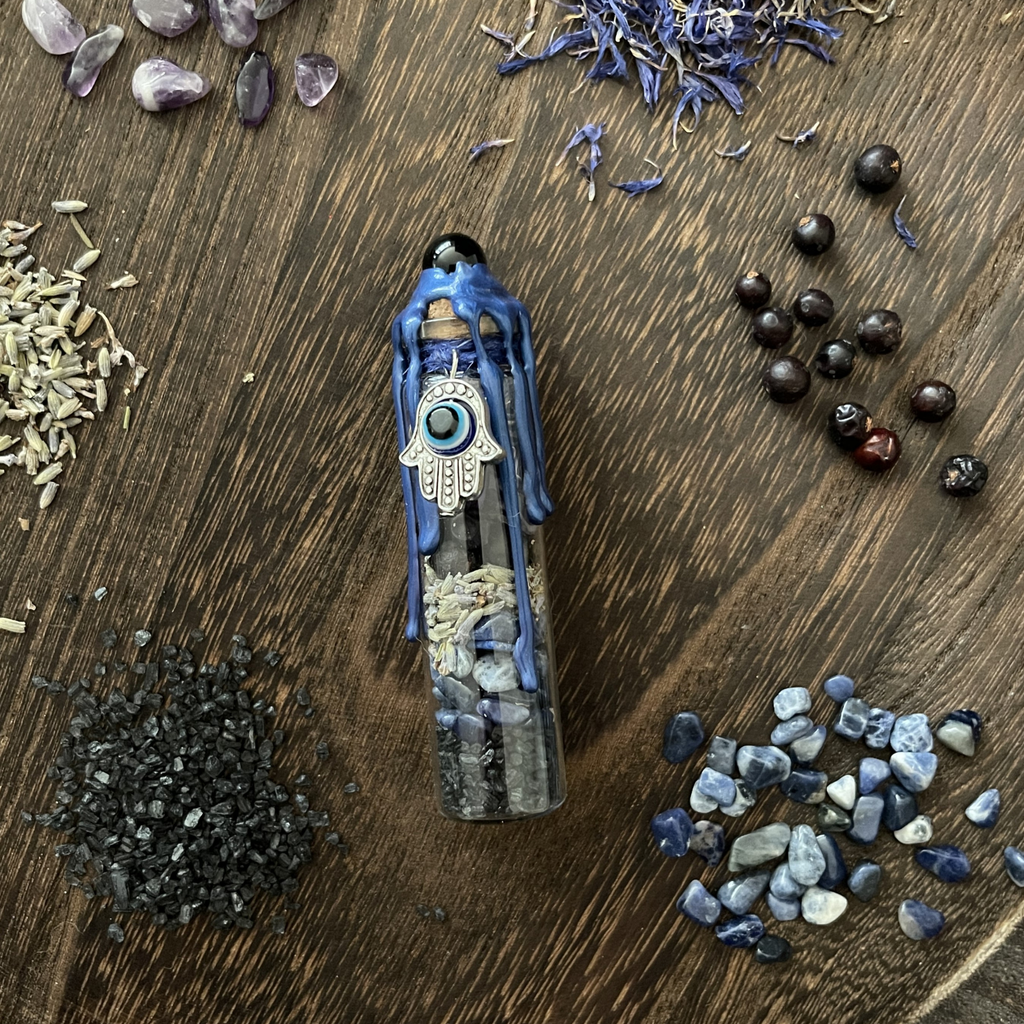 Evil Eye Protection Spell Jar, Nazar Spell Bottle