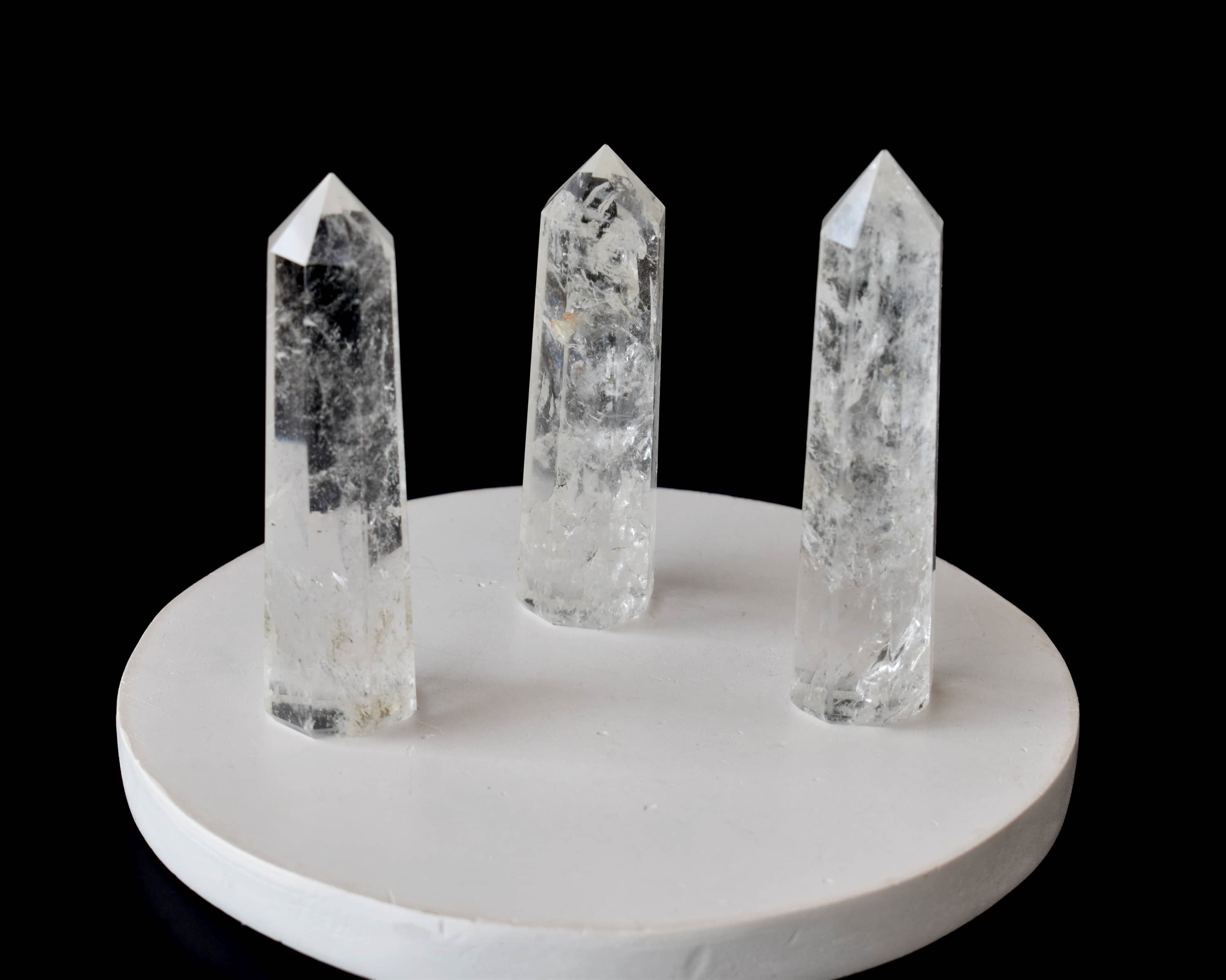 Clear Quartz Crystal Tower | Healing Obelisk Point | Natural Gemstone Tower