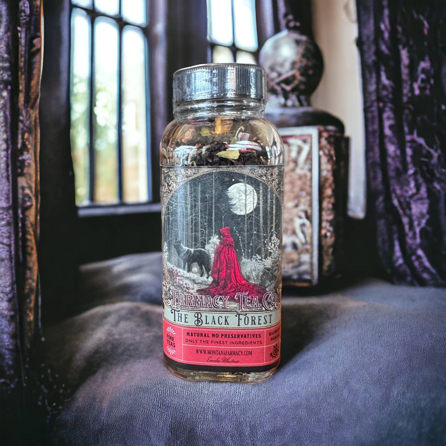 Deep in the Black Forest Vintage Victorian Dark Academia Tea