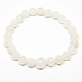 White Jade Beaded Bracelet