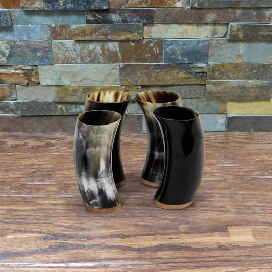 Drinking Horn Mead Cups | Free Personalization Engraving