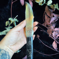 Hand-Etched Horn & Bone Athame | Ritual Knife | Custom Designs Available
