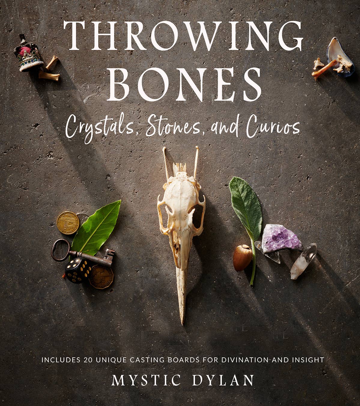 Throwing Bones: Fortune Casting with Crystals, Stones & Curios by Mystic Dylan