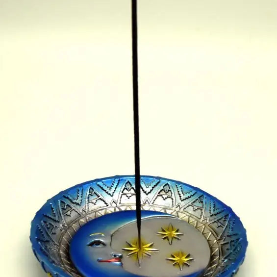 Incense Burner Moon and Stars