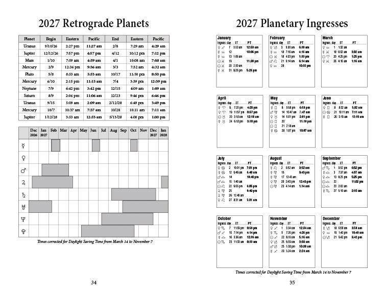 Llewellyn's 2027 Daily Planetary Guide