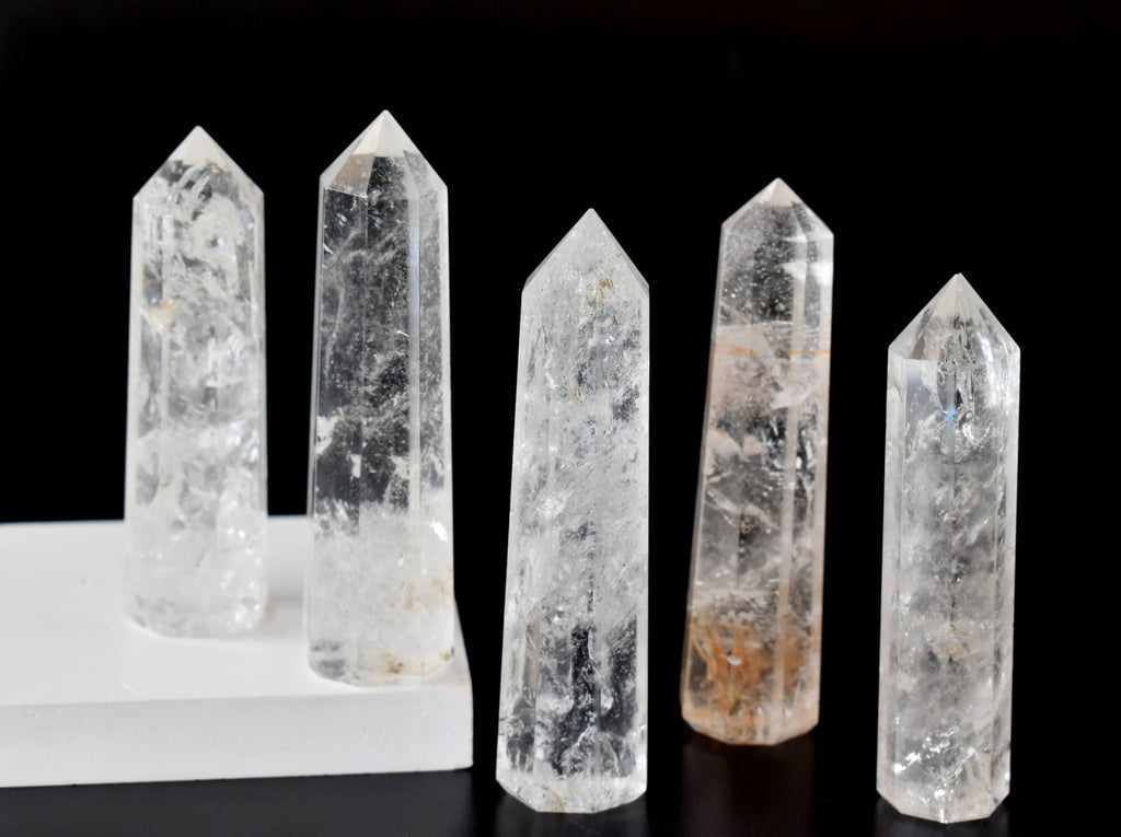 Clear Quartz Crystal Tower | Healing Obelisk Point | Natural Gemstone Tower