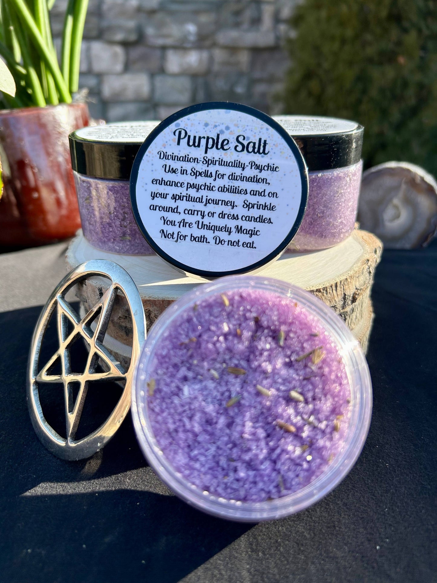 Purple Salt-Divination and Third Eye 5oz