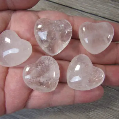 Crystal Hearts - Polished Gemstone Hearts for Love & Healing