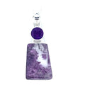Lodolite Amethyst Shaman Dream Stone Pendant