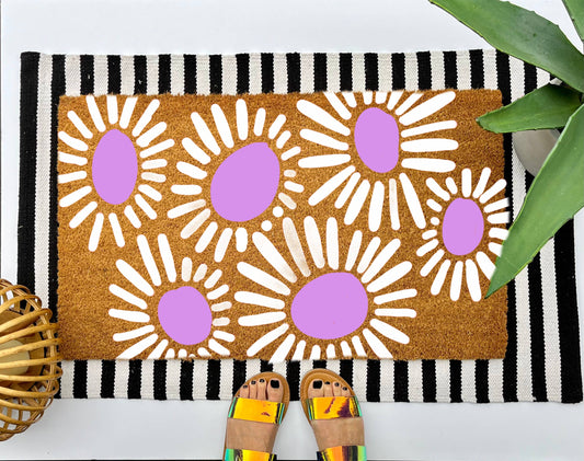 Daisy Coir Doormat