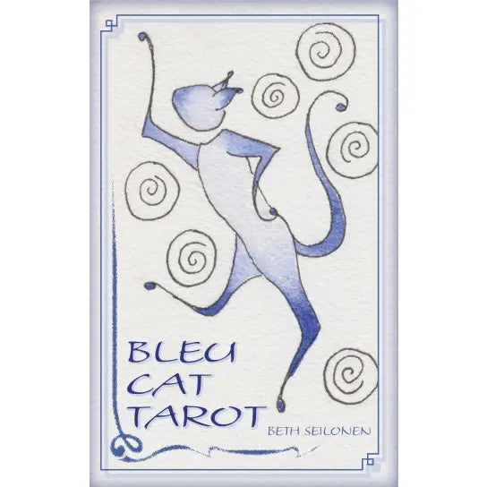 Blue Cat Tarot Card