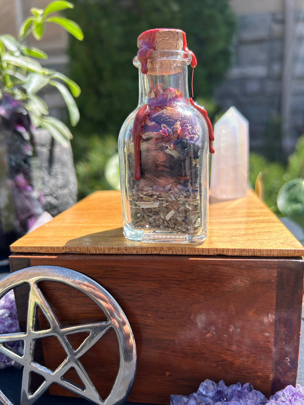 Attraction Spell Jar - Handcrafted Manifestation Tool for Love, Abundance & Success
