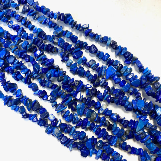 Lapis Lazuli Chip Beads 32"