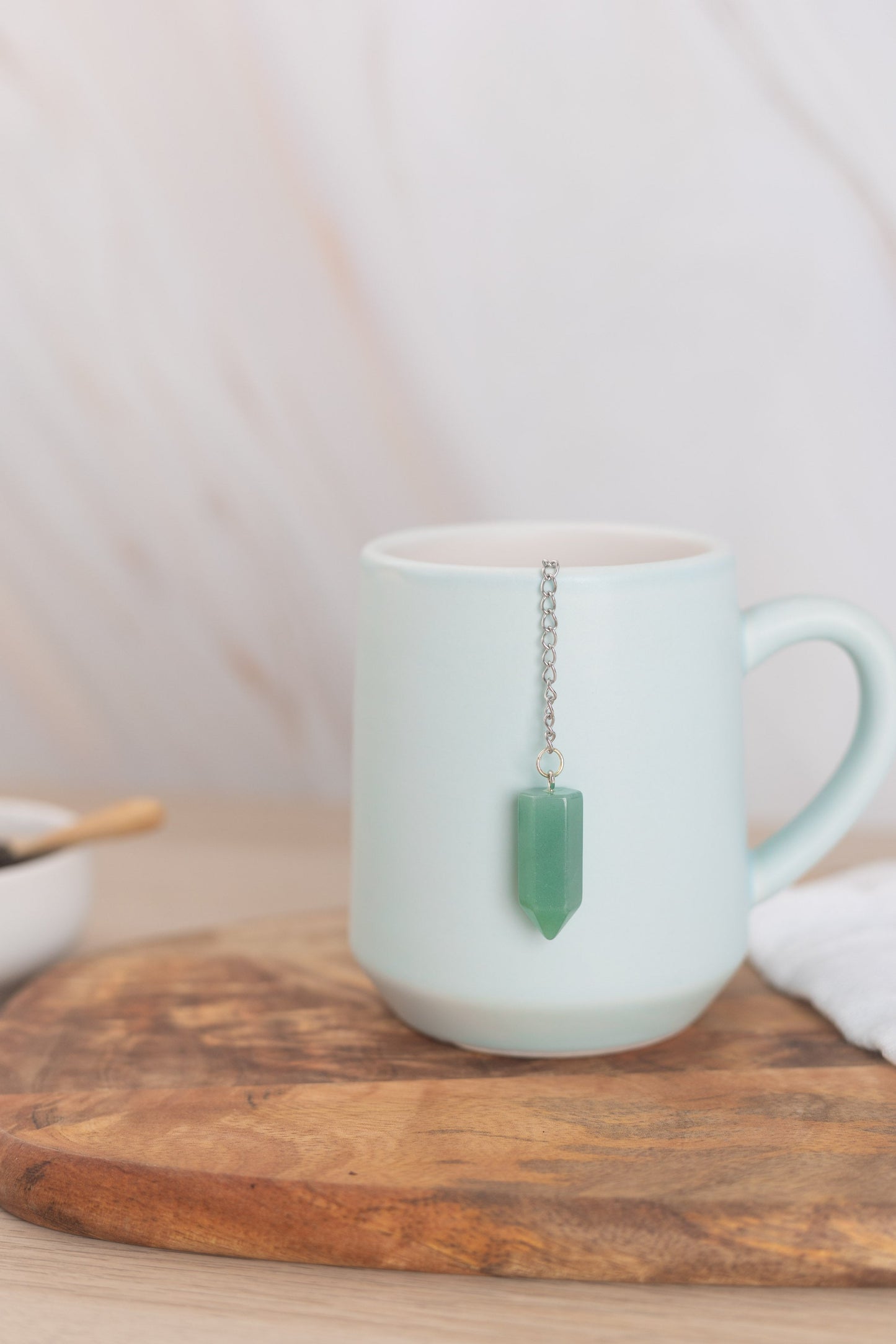 Green Aventurine Tea Infuser by The Traveling Teapot