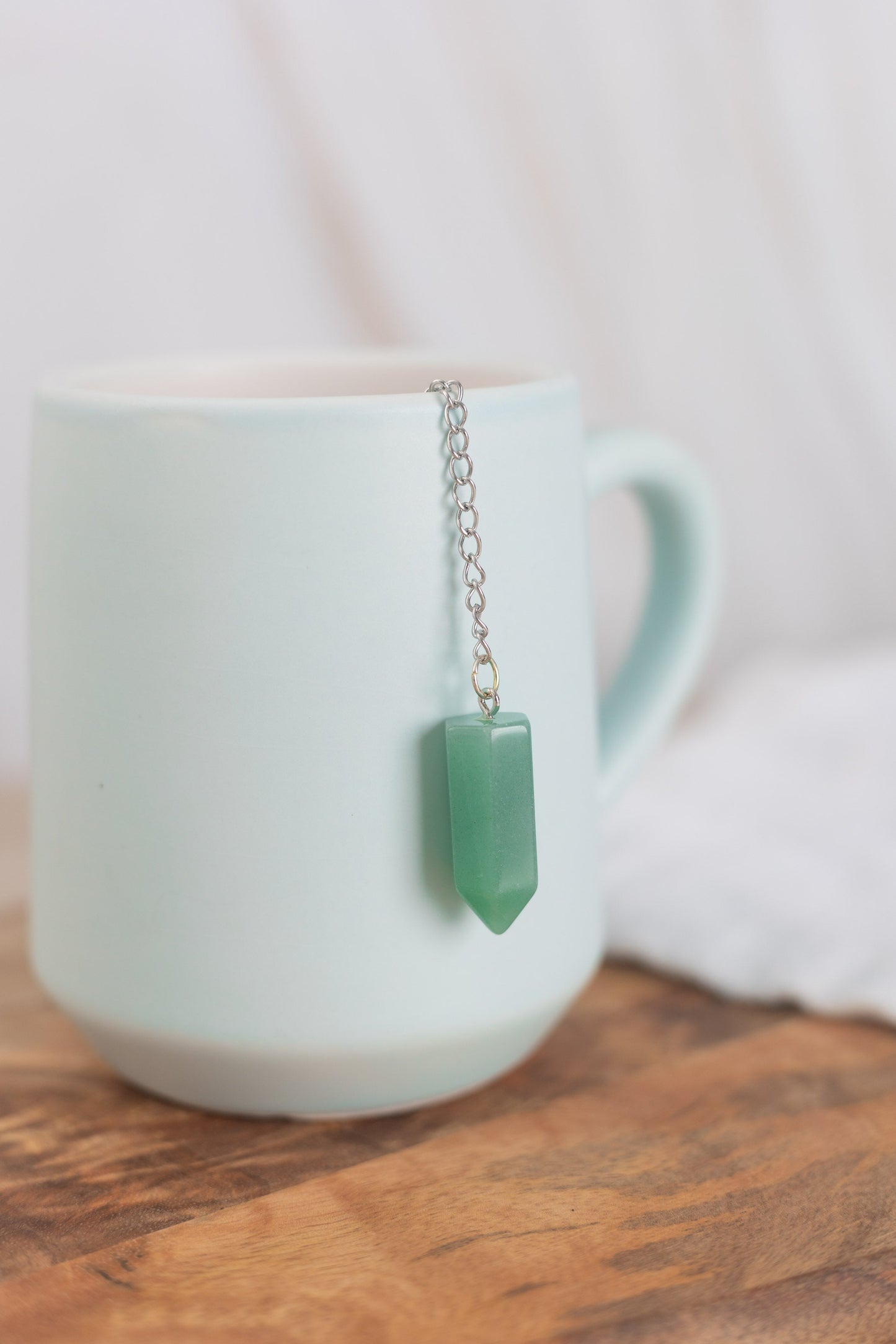 Green Aventurine Tea Infuser by The Traveling Teapot