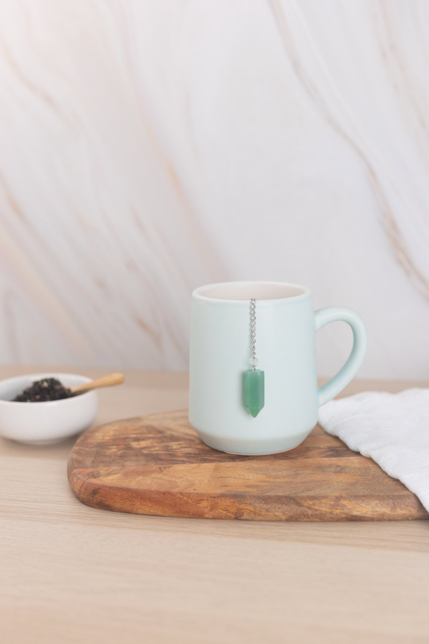 Green Aventurine Tea Infuser by The Traveling Teapot