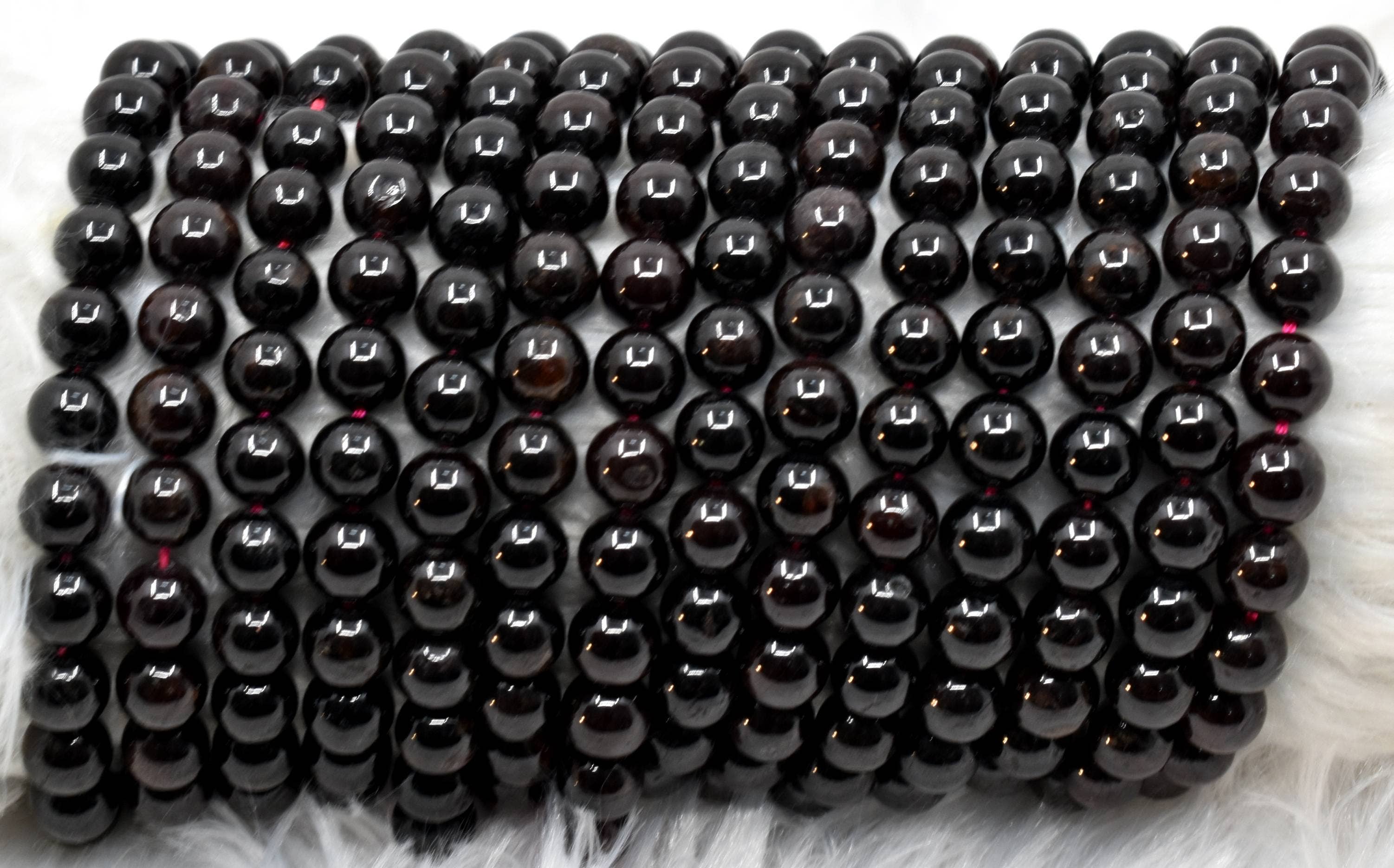Garnet Beads 6mm | Natural Gemstone Beads for Jewelry Making