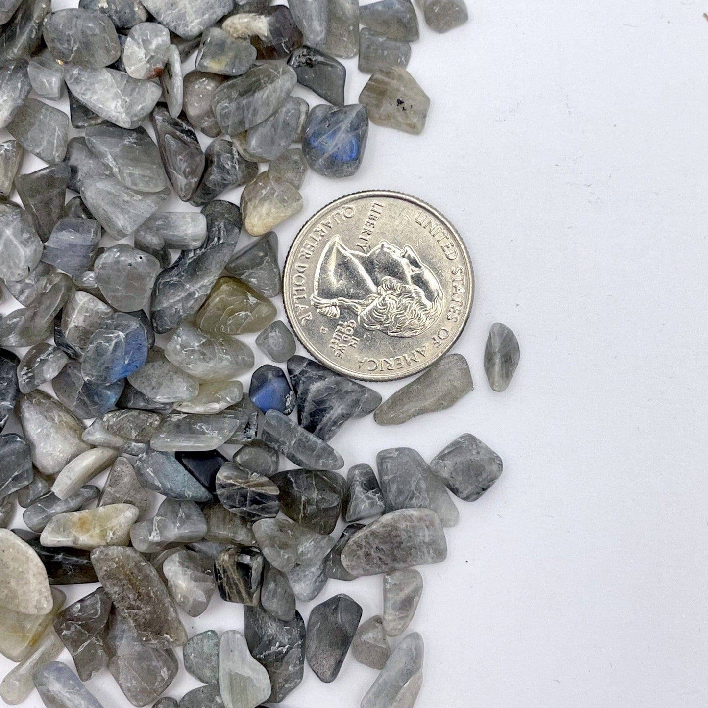Labradorite Crystal Chips 1oz