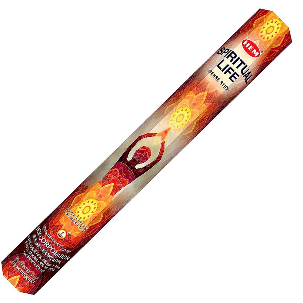 HEM Spiritual Life Incense Sticks - 20g Hexagonal Pack