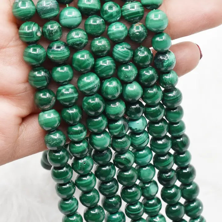 Malachite Round Beads 6mm