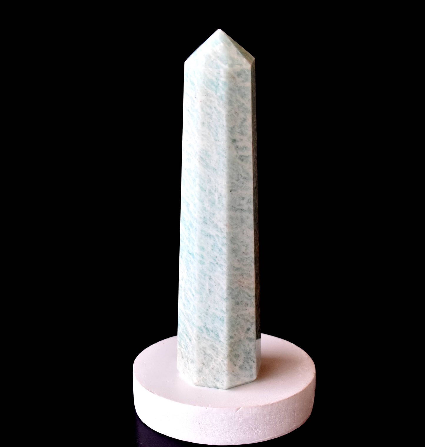 Amazonite Crystal Tower | Healing Obelisk Point | Natural Gemstone Tower