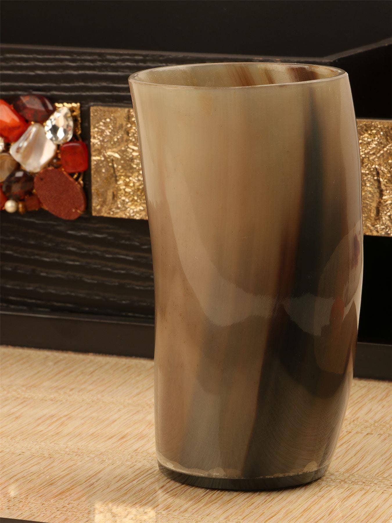 Horn Viking Drinking Mug Cups Ox Horn Beaker 6 Inch