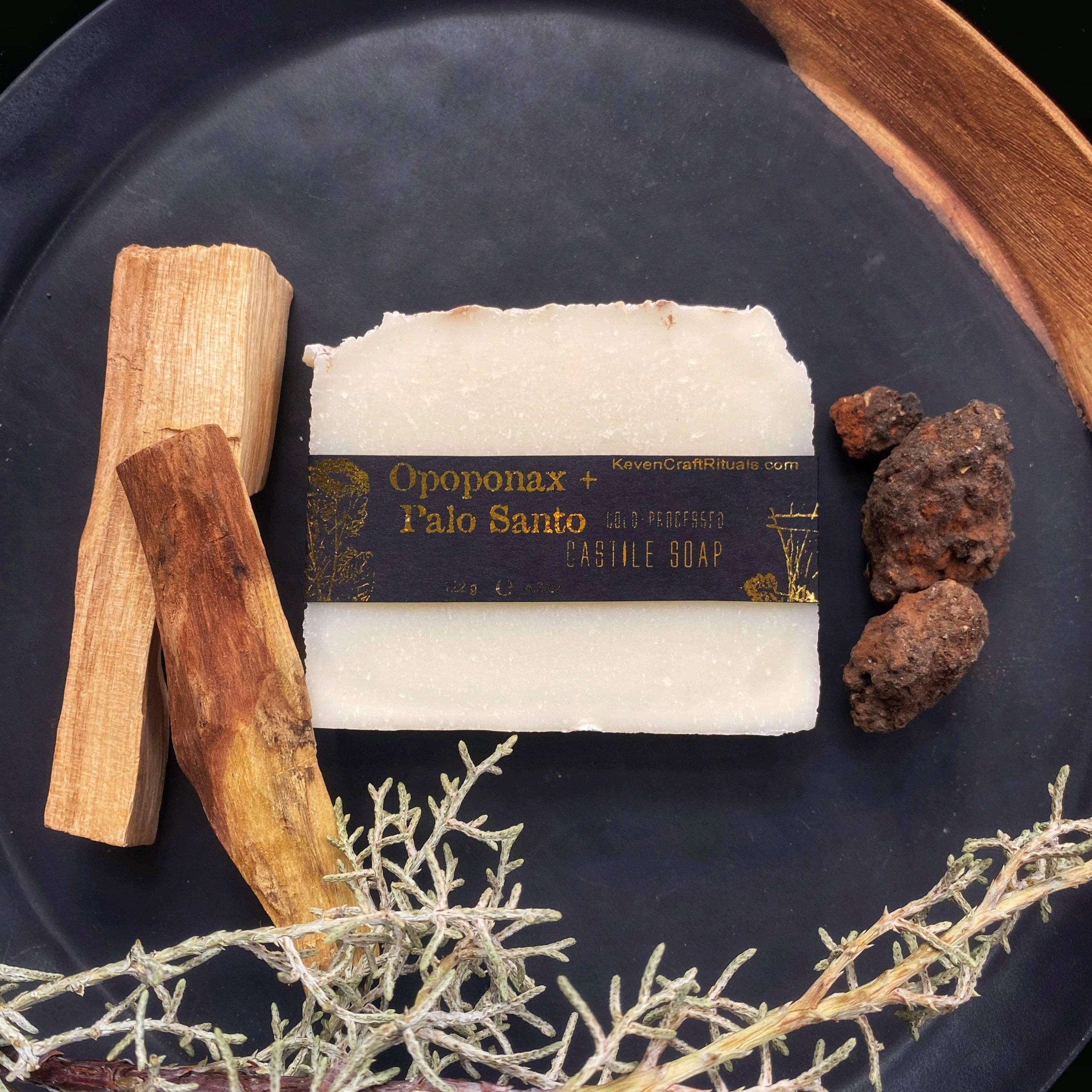 Opoponax + Palo Santo | Artisan Superfatted Castile Soap | Face & Body