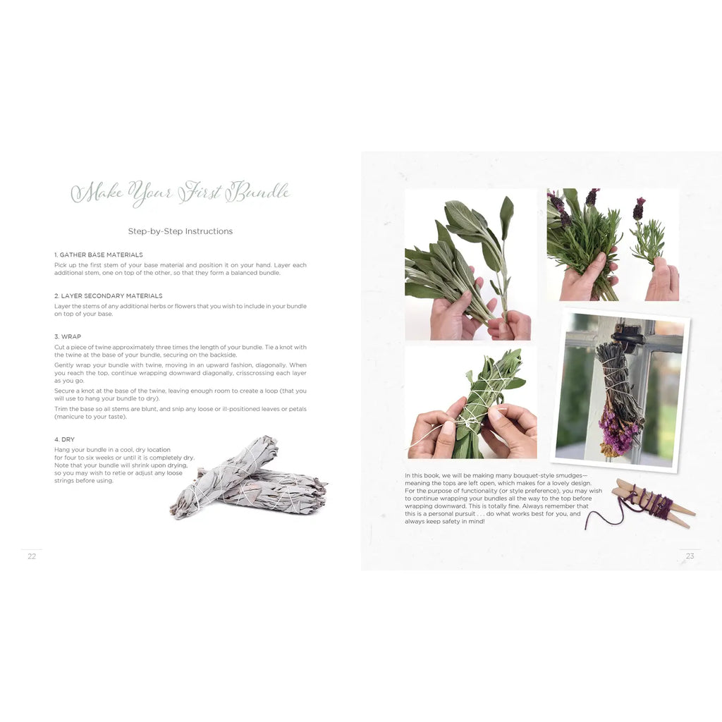Creating Smudge Sticks