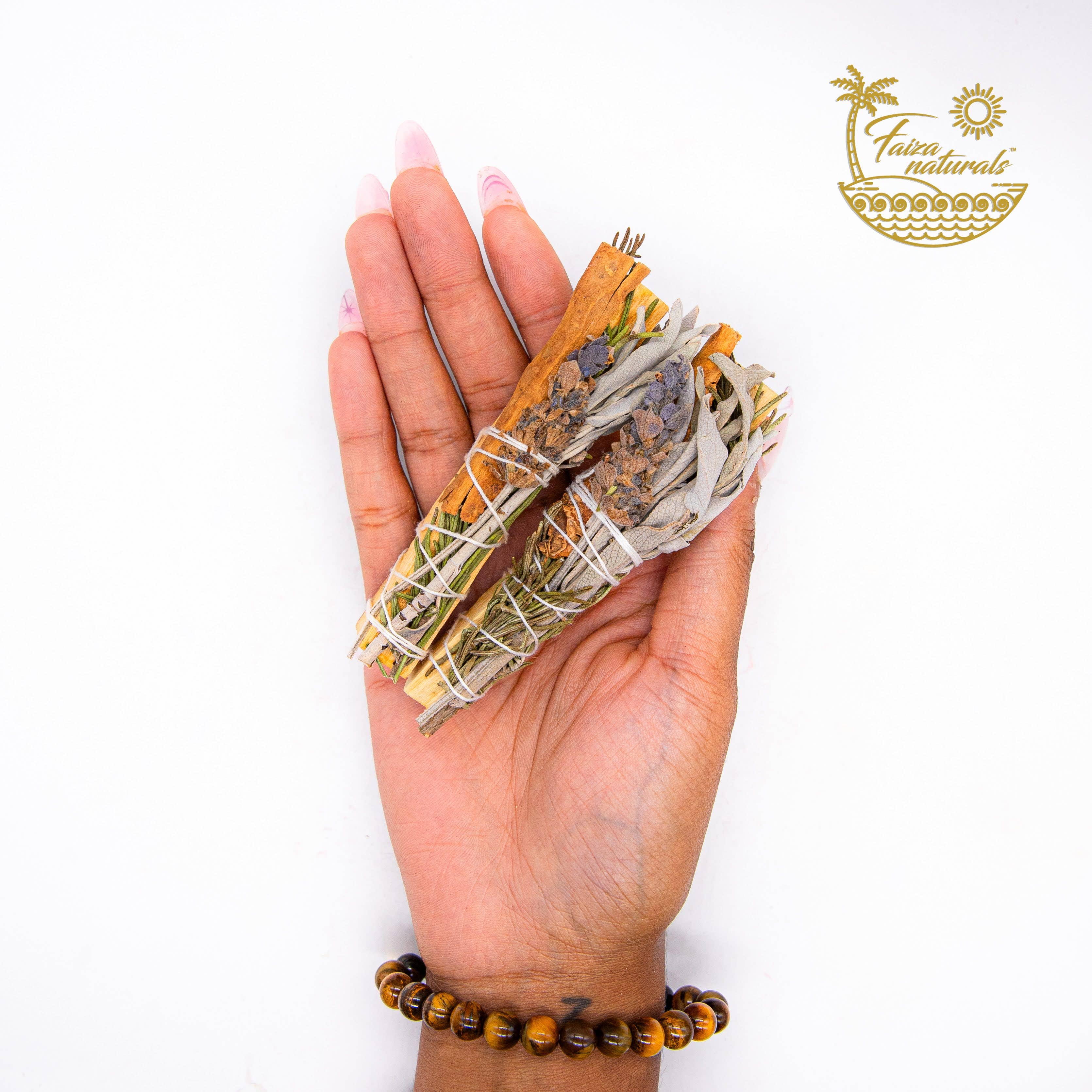 Palo Santo Floral Herb Sage Smudge - Exclusive Production