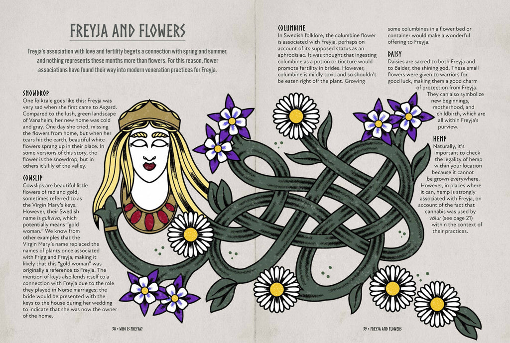 Freyja: An Illustrated Guide to the Norse Goddess of Magic, Love & War