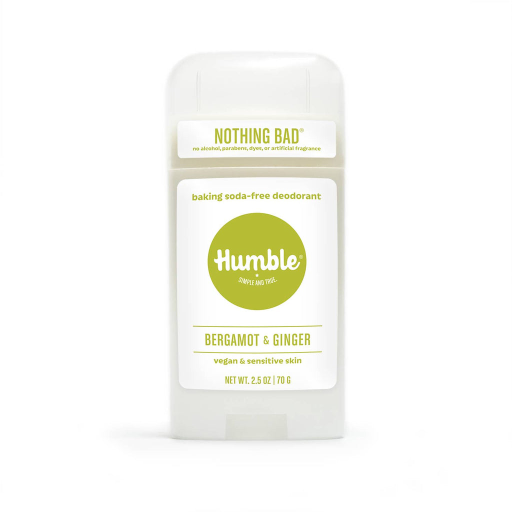 Humble Brands Bergamot & Ginger Vegan Deodorant | Sensitive Formula