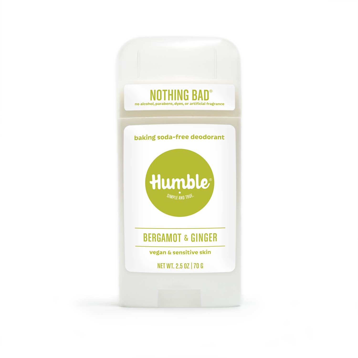 Humble Brands Bergamot & Ginger Vegan Deodorant | Sensitive Formula