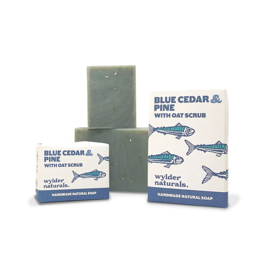 Blue Cedar & Pine with Oats Soap Bar Travel Size