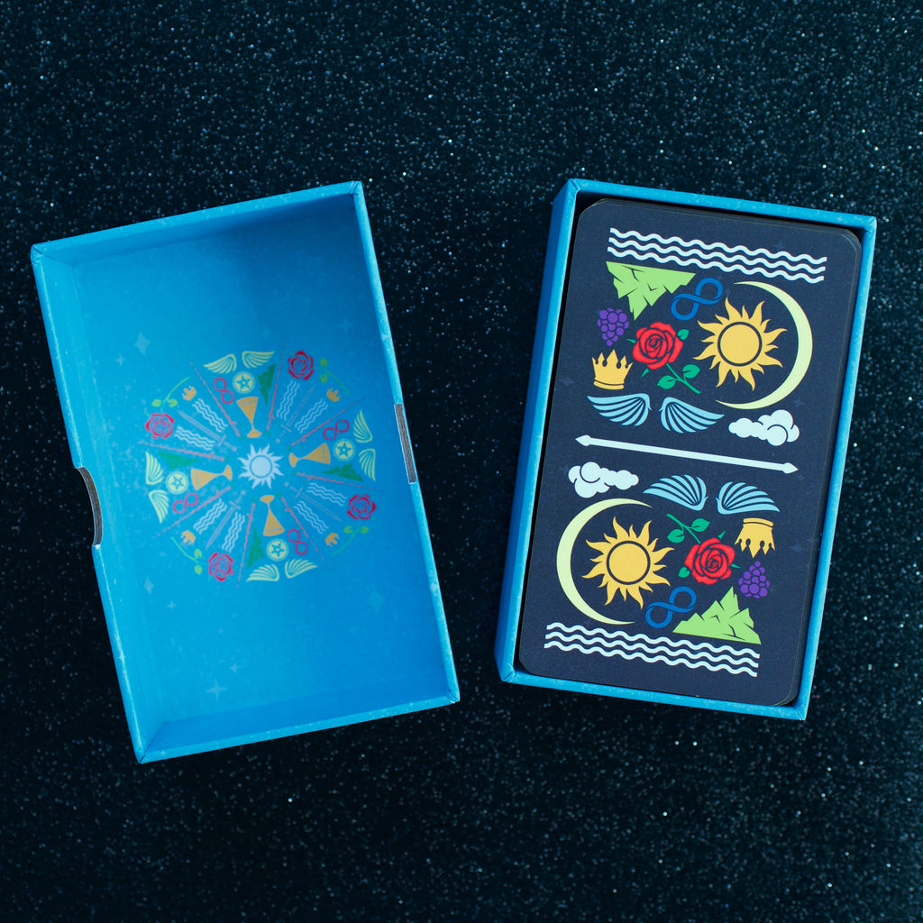 Tarot Disassembled: 78 Full-Color Cards - Modern Minimalist Tarot Deck