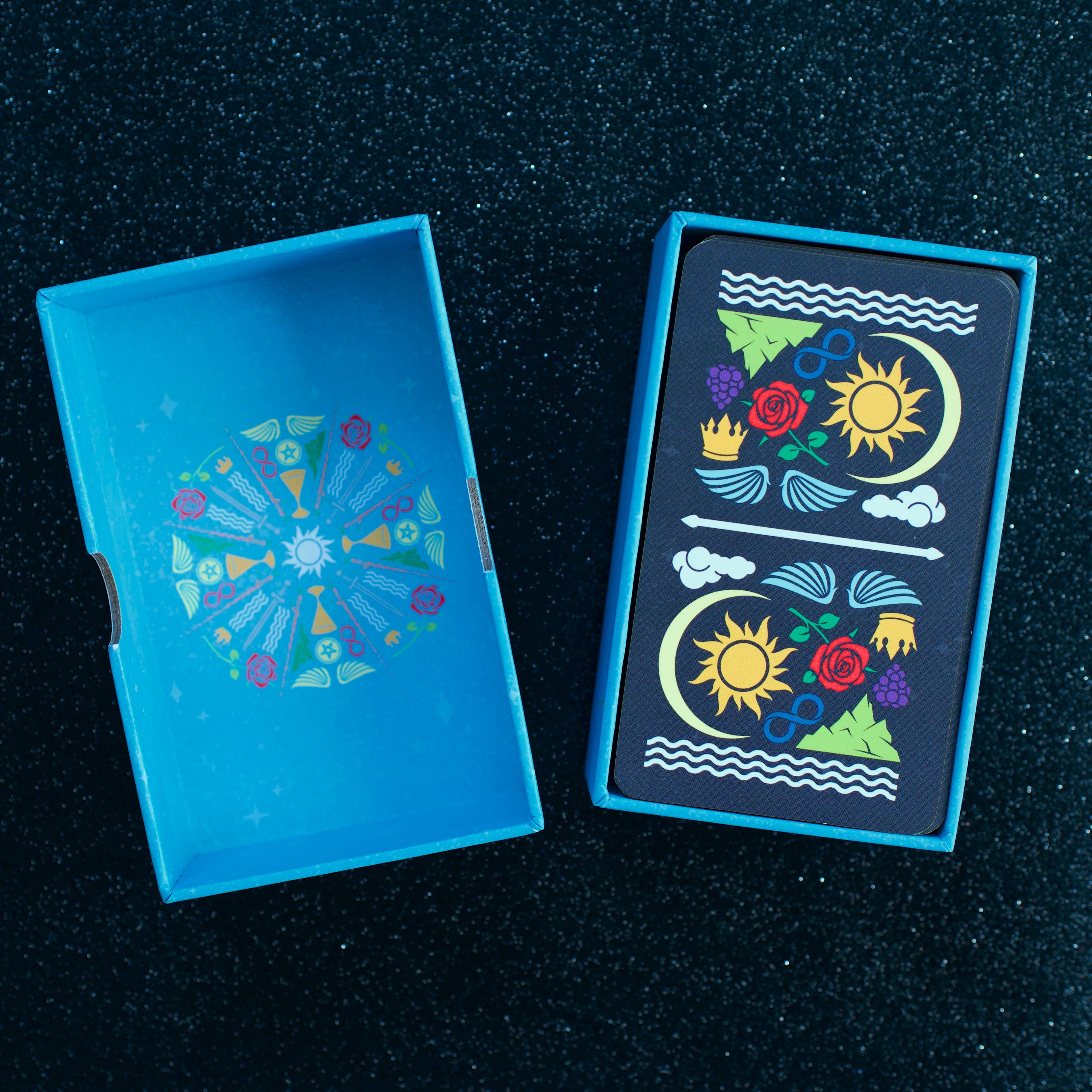 Tarot Disassembled: 78 Full-Color Cards - Modern Minimalist Tarot Deck