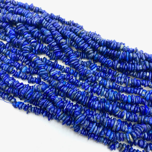 Lapis Lazuli Chip Beads 16"