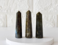 Labradorite Crystal Tower | Healing Obelisk Point | Natural Gemstone Tower