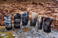 Hand Carved Drinking Horn Mead Cups