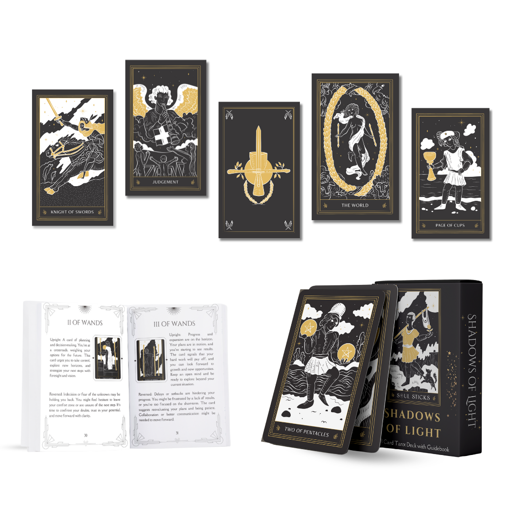 Shadows of Light Tarot Card Deck & Guidebook