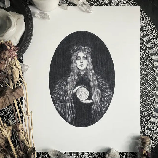 Moon Maiden Art Print