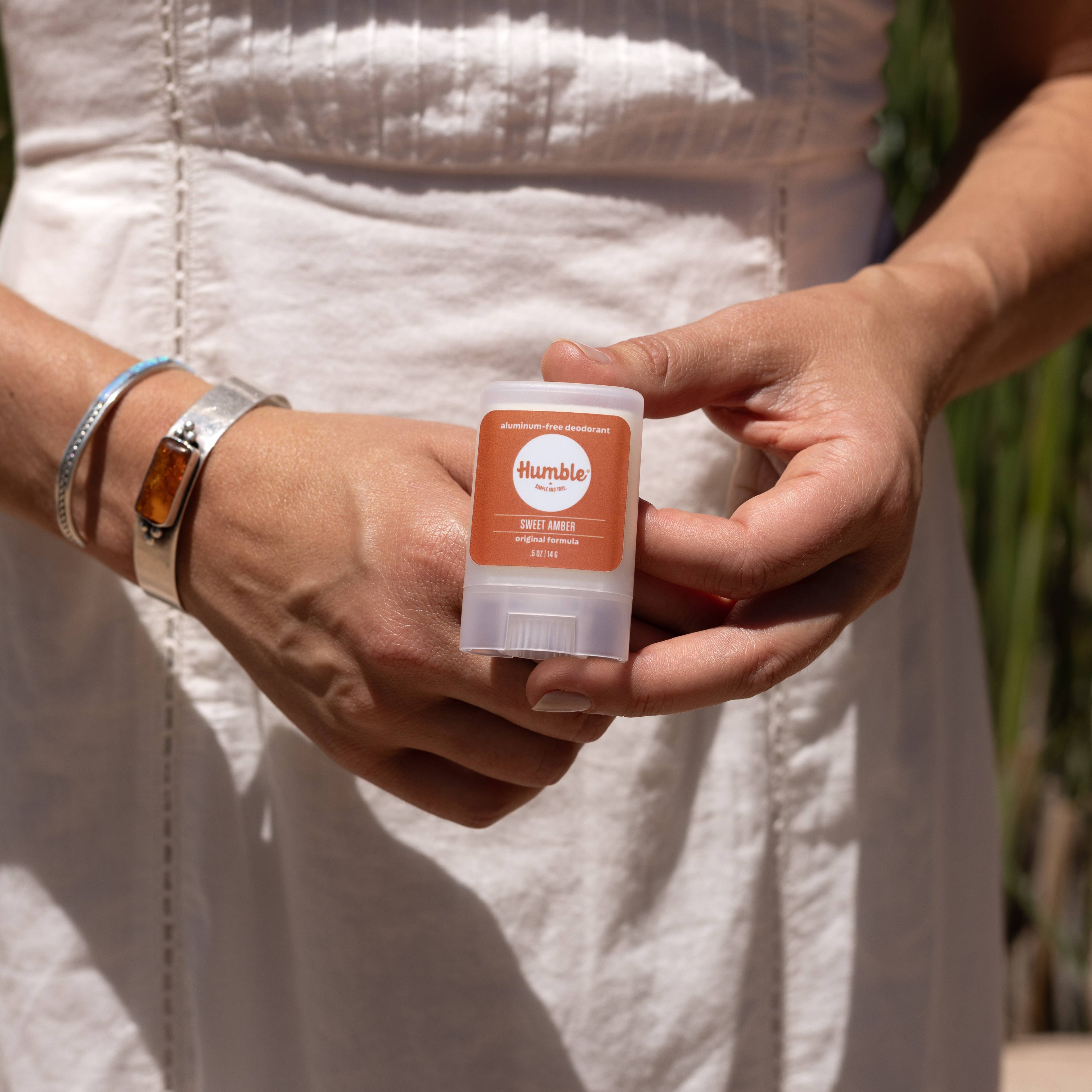 Humble Brands Sweet Amber Travel Deodorant – Natural & Aluminum-Free