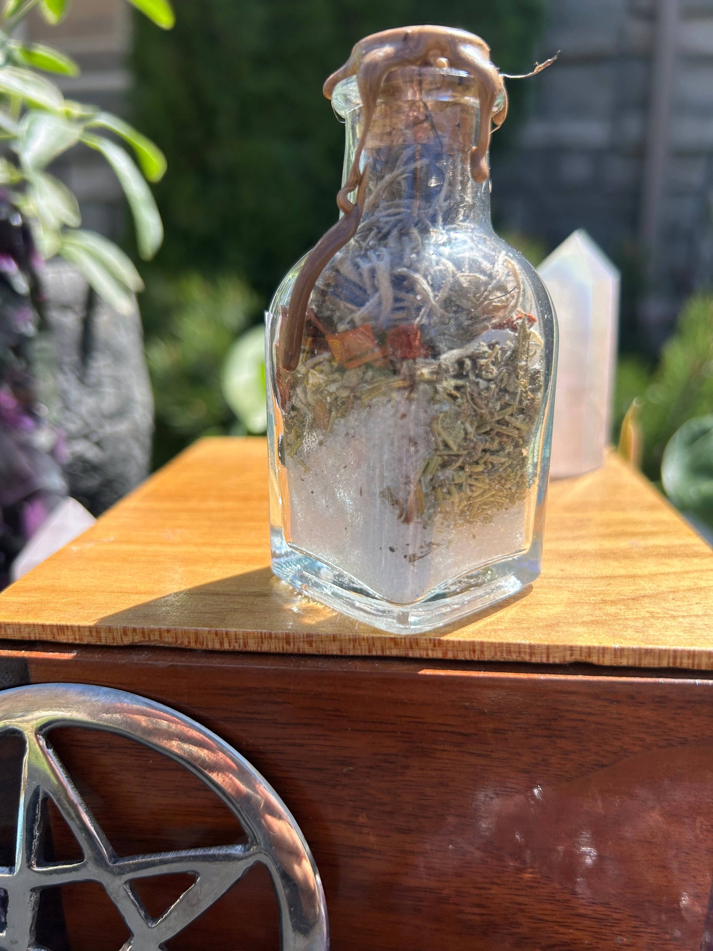 Protection Spell Jar - Handcrafted Shield for Self, Home & Family