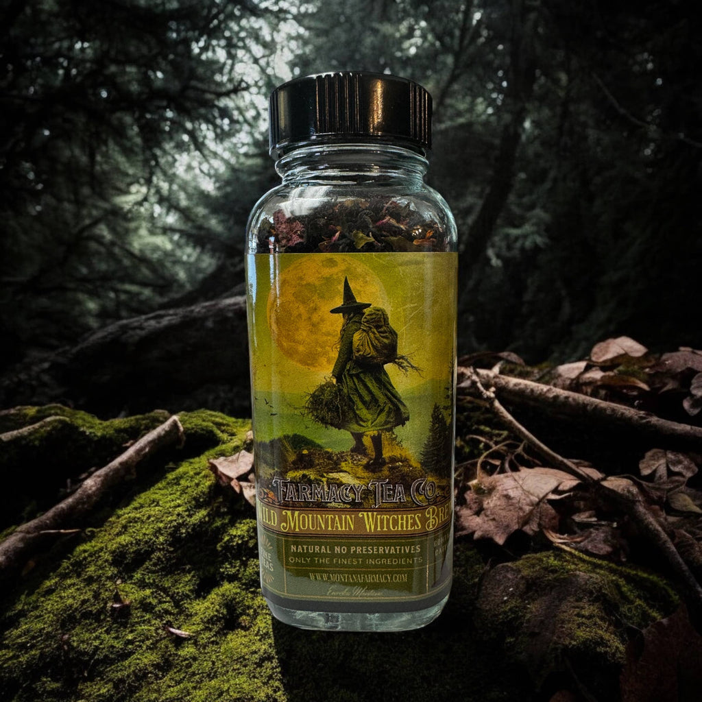 Wild Mountain Witch Tea - Witches Brew Blend for Dark Academia & Cottage Magic