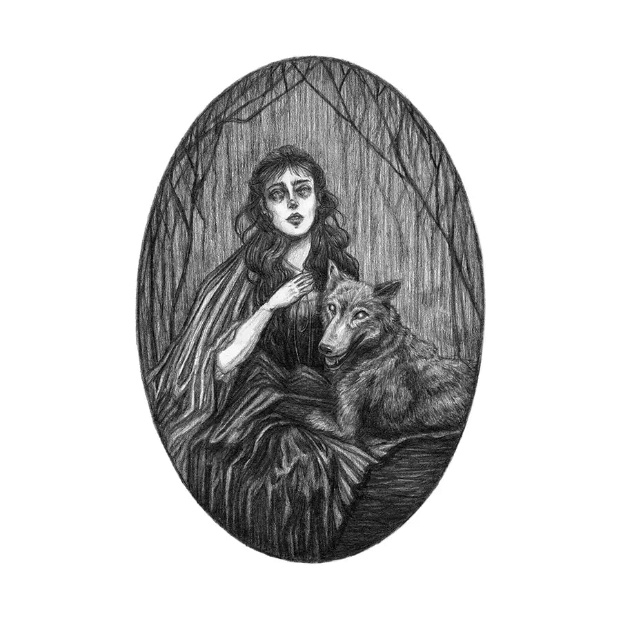 The Company of Wolves - Fine Art Print - Wolf - Forest