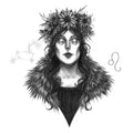 Leo Zodiac Goddess Fine Art Print